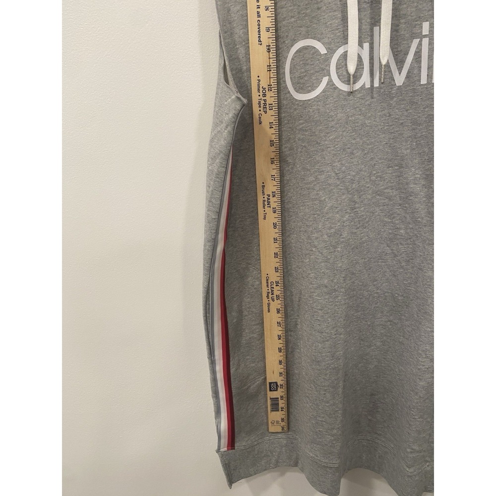 CALVIN KLEIN PERFORMANCE Women's Plus SX French Terry Hoodie Shift Dress TEDO 1X - Picture 5 of 15